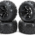 Auto - 1/10 Monster Truck Elektrisch - 4WD - RTR - Brushless- Team Magic E5 - Silver Karosserie