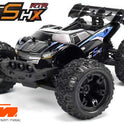 Auto - 1/10 Racing Monster Elektrisch - 4WD - RTR - Brushless - Team Magic E5 HX - Schwarz/Blau
