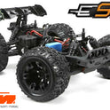 Auto - 1/10 Racing Monster Elektrisch - 4WD - RTR - Brushless  - Team Magic E5 HX - Schwarz/Grün