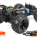 Auto - 1/10 Racing Monster Elektrisch - 4WD - RTR - Brushless  - Team Magic E5 HX - Schwarz/Grün