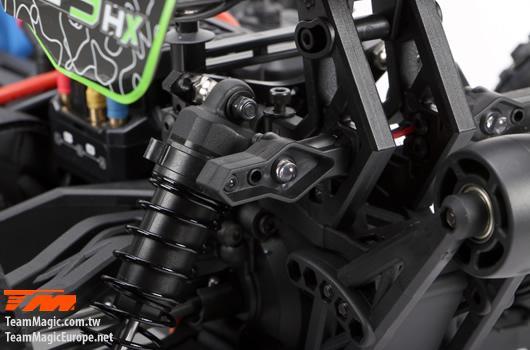 Auto - 1/10 Racing Monster Elektrisch - 4WD - RTR - Brushless  - Team Magic E5 HX - Schwarz/Grün