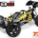 Auto - 1/8 Elektrisch - 4WD Buggy - RTR - 2500kv Brushless Motor - 4S - Wasserdicht - Team Magic B8ER Gelb/Schwarz