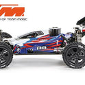 Auto - 1/8 Nitro - 4WD Buggy - RTR - Seilzugstarter - Team Magic B8JR RED + Bulldog Tires