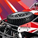Auto - 1/8 XL Elektrisch - 4WD Desert Truck - RTR - 2500kv Brushless Motor - 3-4S - Wasserdicht - Team Magic 4SETH Rot/Weiss