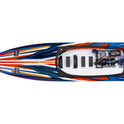TRAXXAS SPARTAN SR ROT 36-ZOLL RENNBOOT MIT SELF-RIGHTING BRUSHLESS