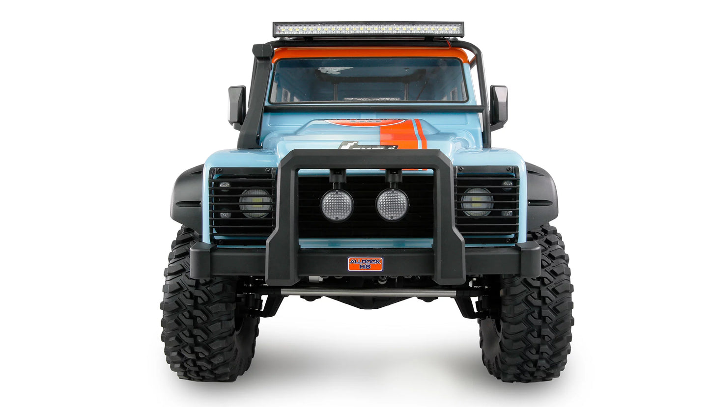 AMEWI ALLROCK H8 SCALE CRAWLER BRUSHLESS 1:8 ARTR BLAU/ORANGE