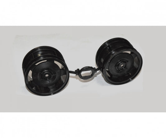 Tamiya Felgen (2) Racing Fighter hinten schwarz 58628