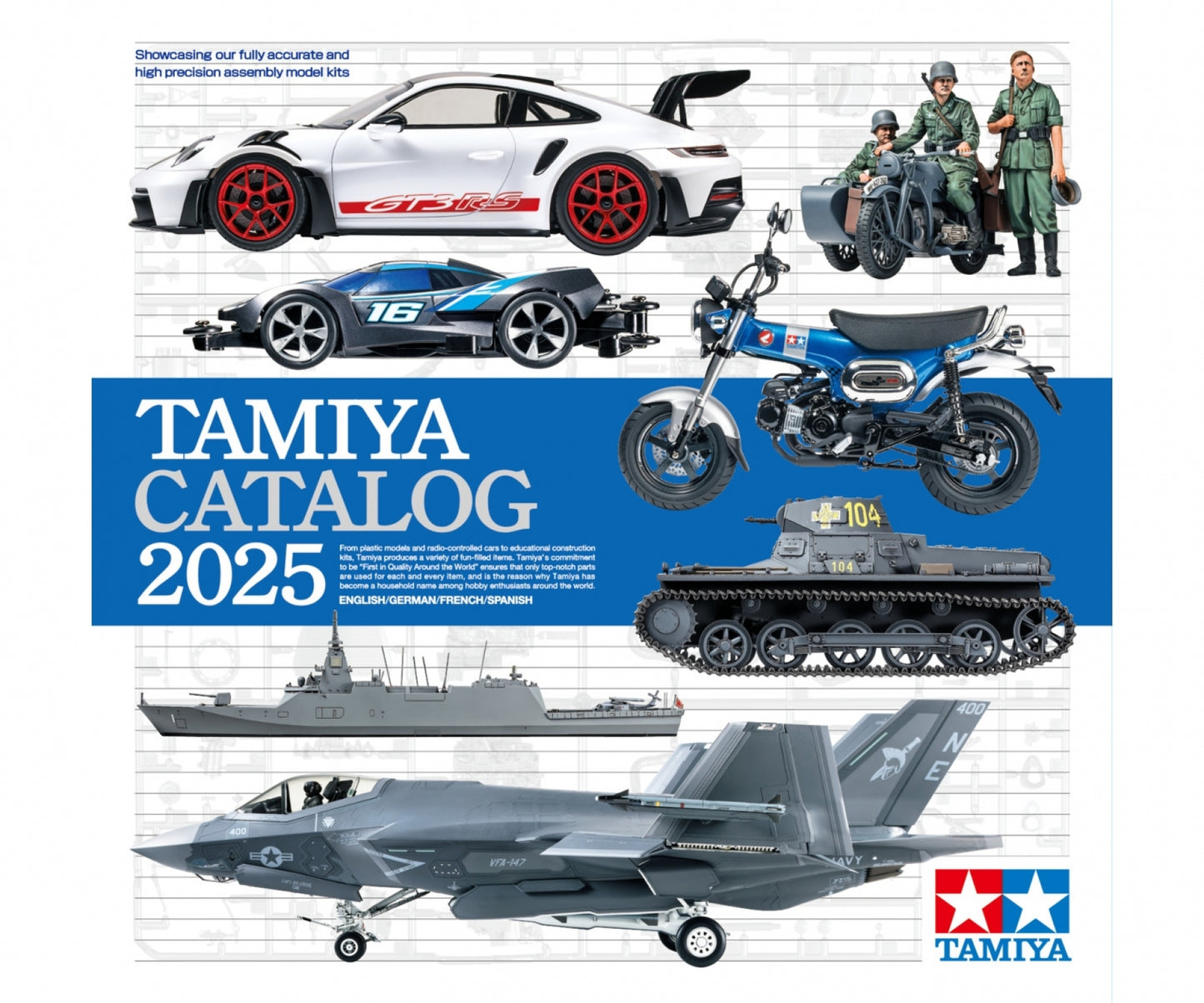 TAMIYA Katalog 2025 (GB/DE/F/E)